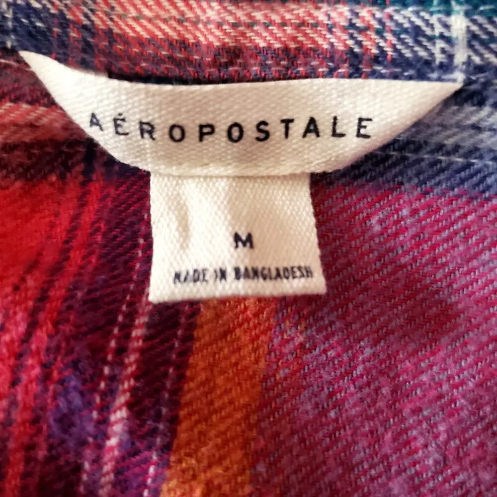GUC Aeropostale Flannel Size M long sleeve
